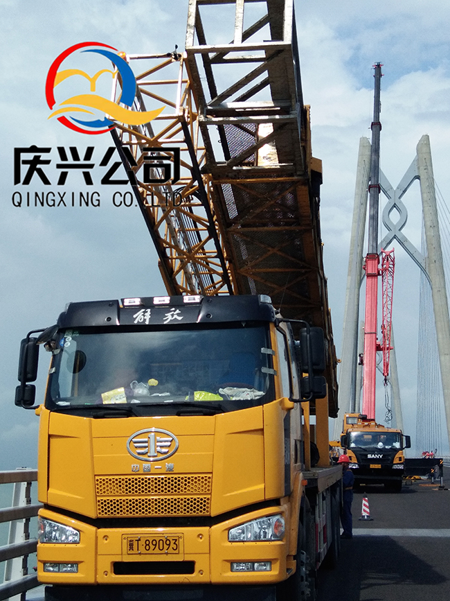 港珠澳大橋橋梁檢測施工